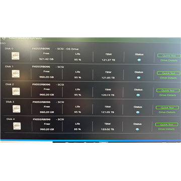 Toshiba PX05SRB096 Enterprise 960GB MLC SAS SSD
